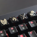 Keycap artisanale en métal gravé pour clavier mécanique - fphabillemoi