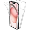 Coque intégrale de protection à 360° en silicone pour iPhone