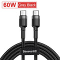 Câble USB-C vers USB-C tressé renforcé - Compatible iPhone